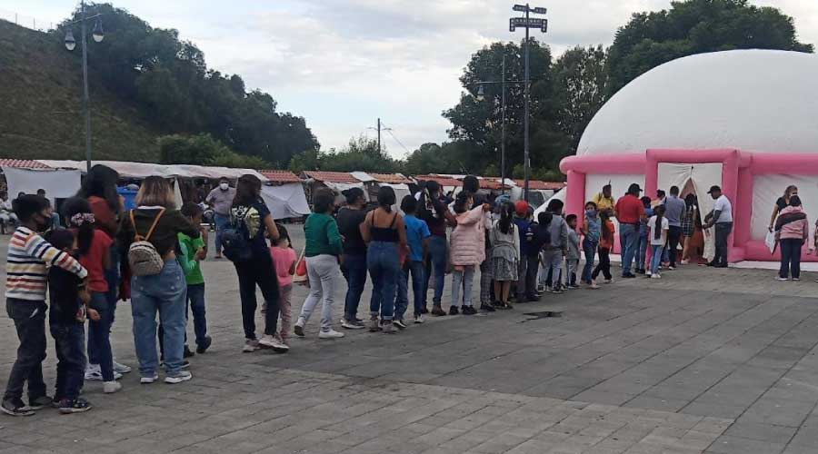 Cine domo en San Pedro Cholula, Puebla