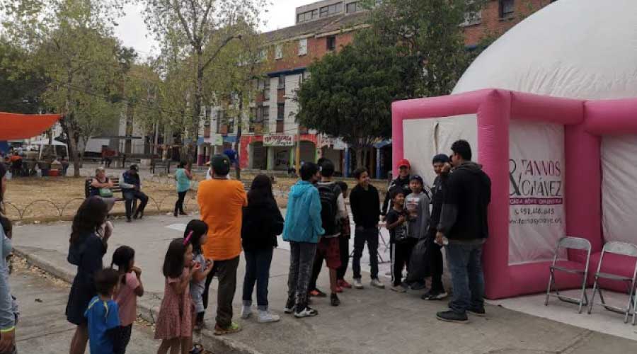 Cinedomo en Infonavit Amalucan, Puebla