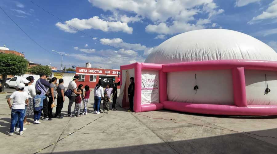 Cine domo en San Bartolo, Puebla