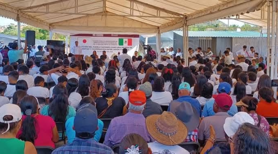 Inauguración del vivero de árboles frutales de San José del Progreso